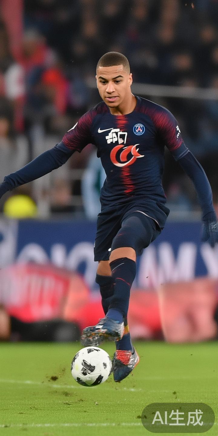 在巴黎圣日耳曼的比赛中，姆巴佩的多面手属性使他能够